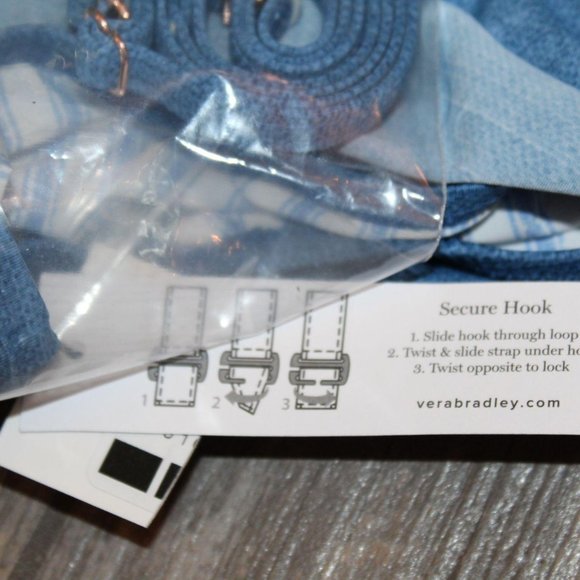 NWT Vera Bradley Chambray Ruffle Swim Top M 8 10 - Picture 10 of 12